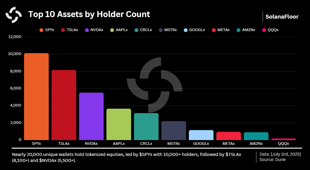 Top 10 Assets by Holders