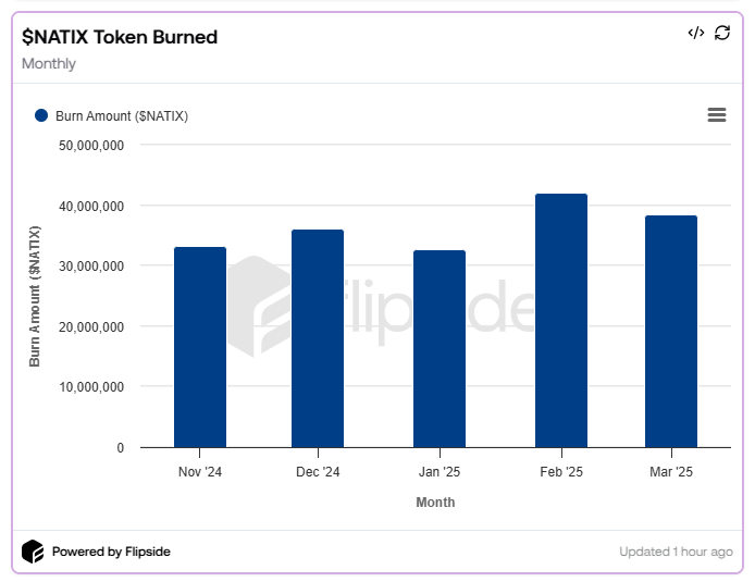 Natix Token Burned