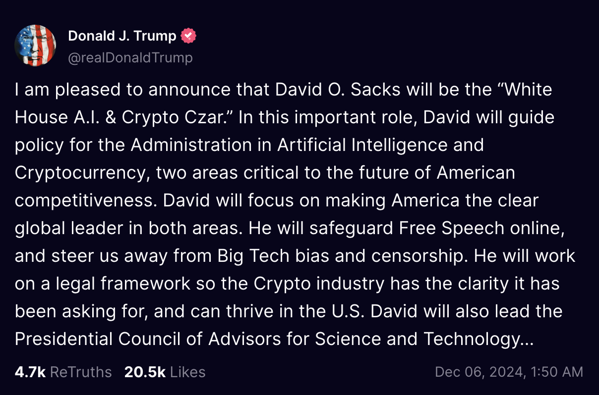 пост Трампа