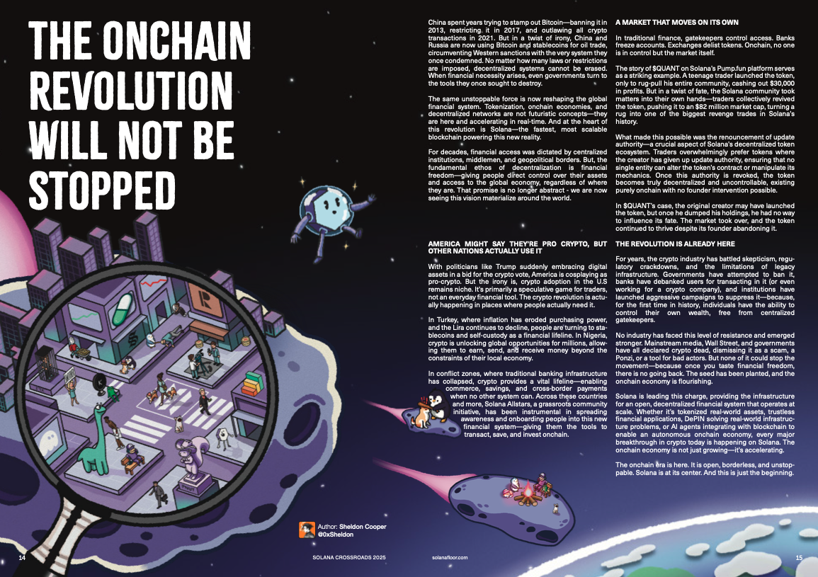 10 Solana Floor Magazine la revolución Onchain no se detendrá