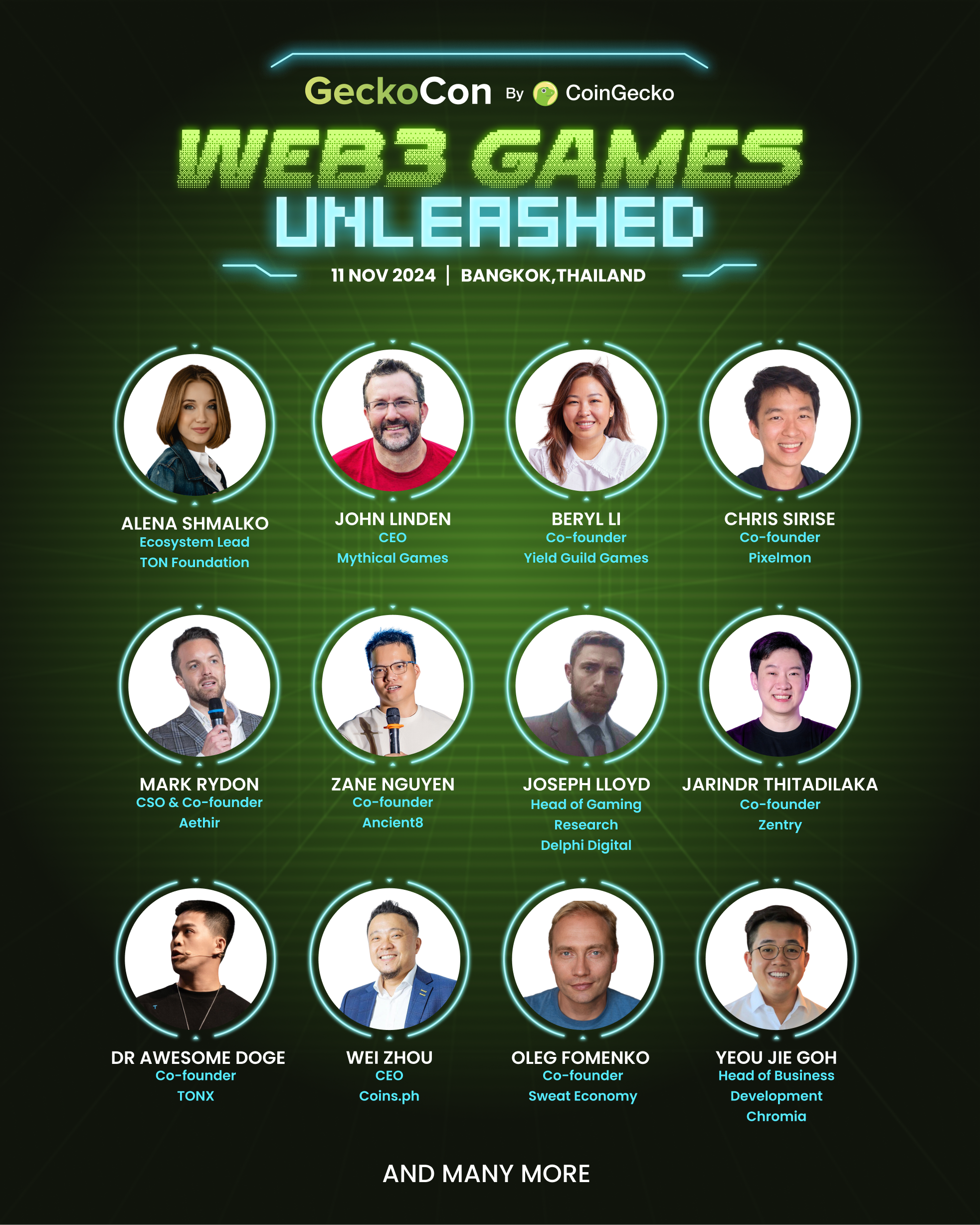 Gecko Con 2024 Speakers (non Exhaustive) (1)