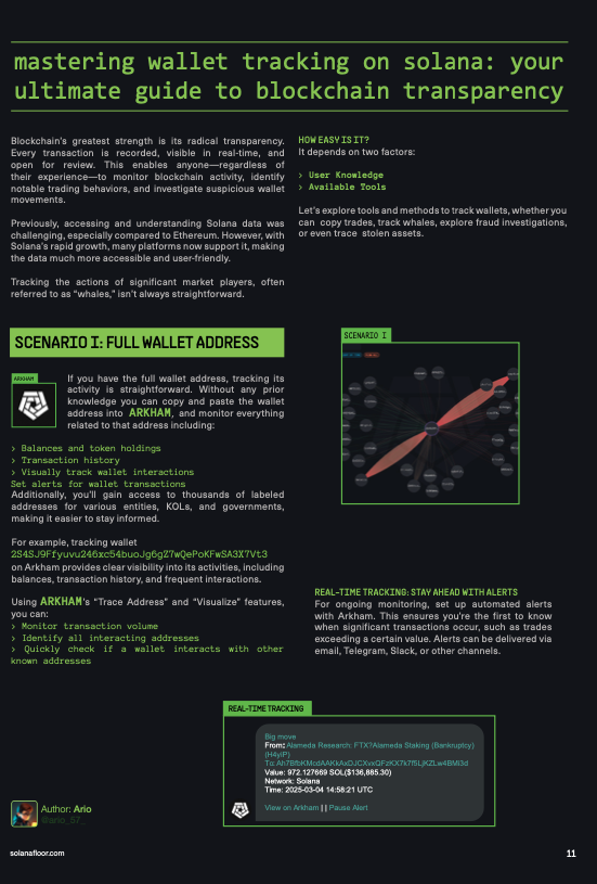 8 Solana Floor Magazine Dominando el seguimiento de carteras