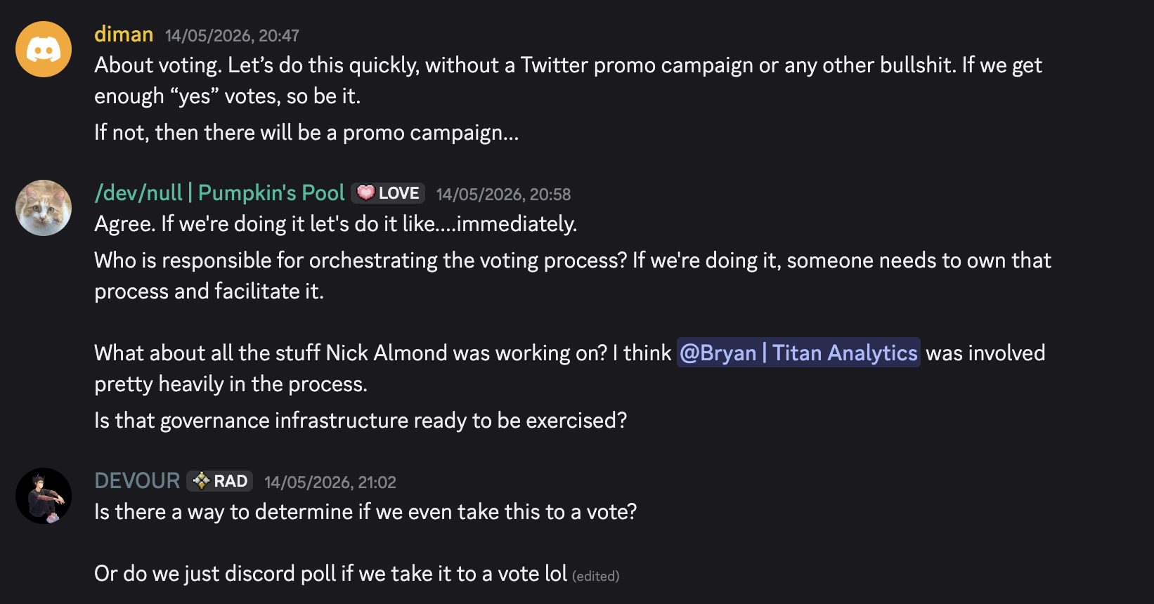 vote
